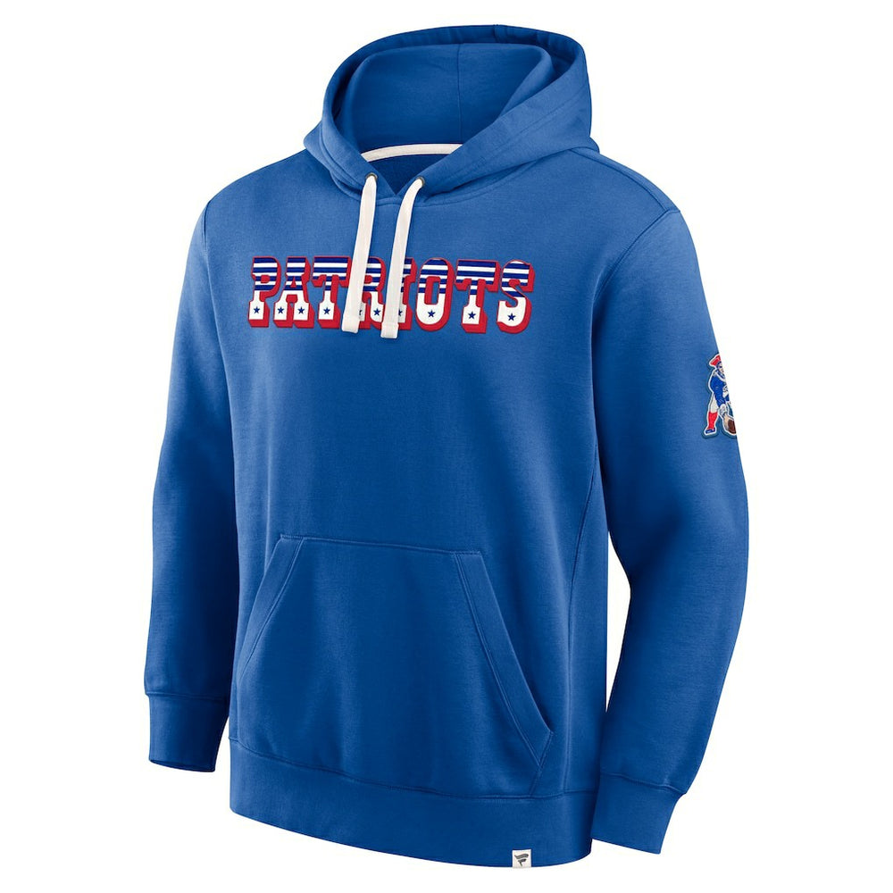 New England Patriots New Horizons Heritage Pullover Hoodie - Royal - Fanatics
