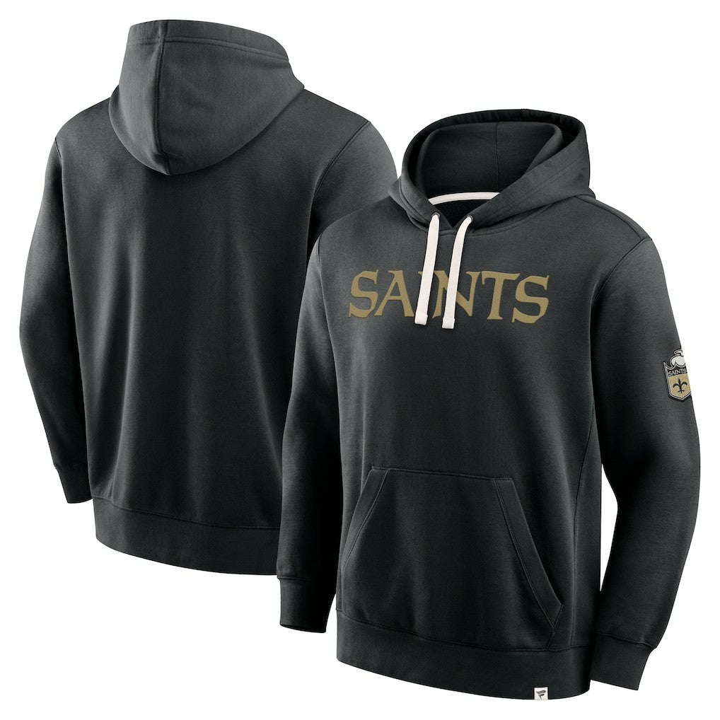 New Orleans Saints New Horizons Heritage Pullover Hoodie - Black - Fanatics