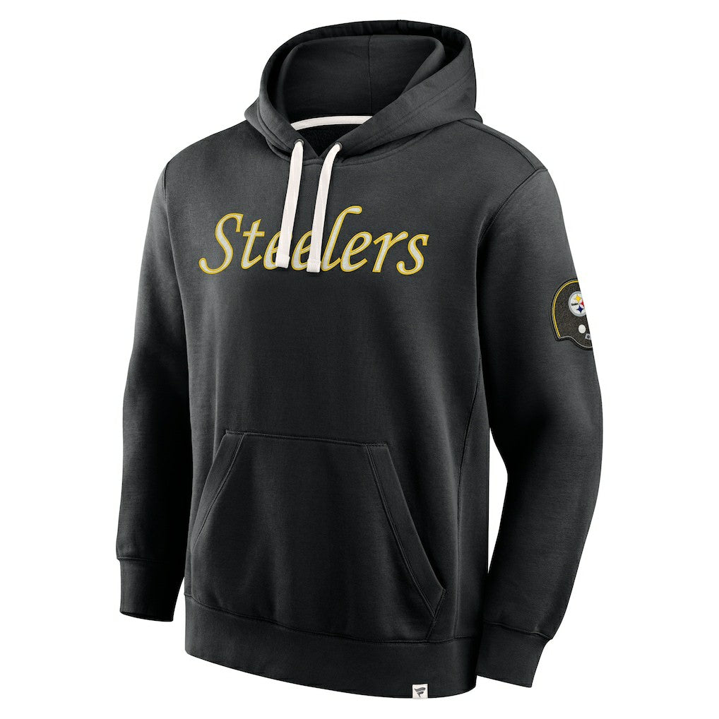 Pittsburgh Steelers New Horizons Heritage Pullover Hoodie - Black - Fanatics