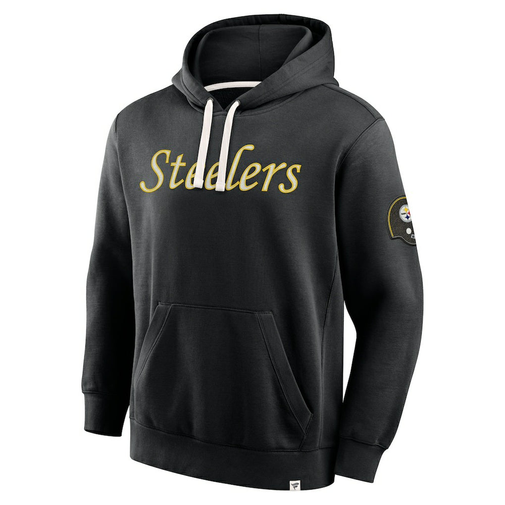 Pittsburgh Steelers New Horizons Heritage Pullover Hoodie - Black - Fanatics