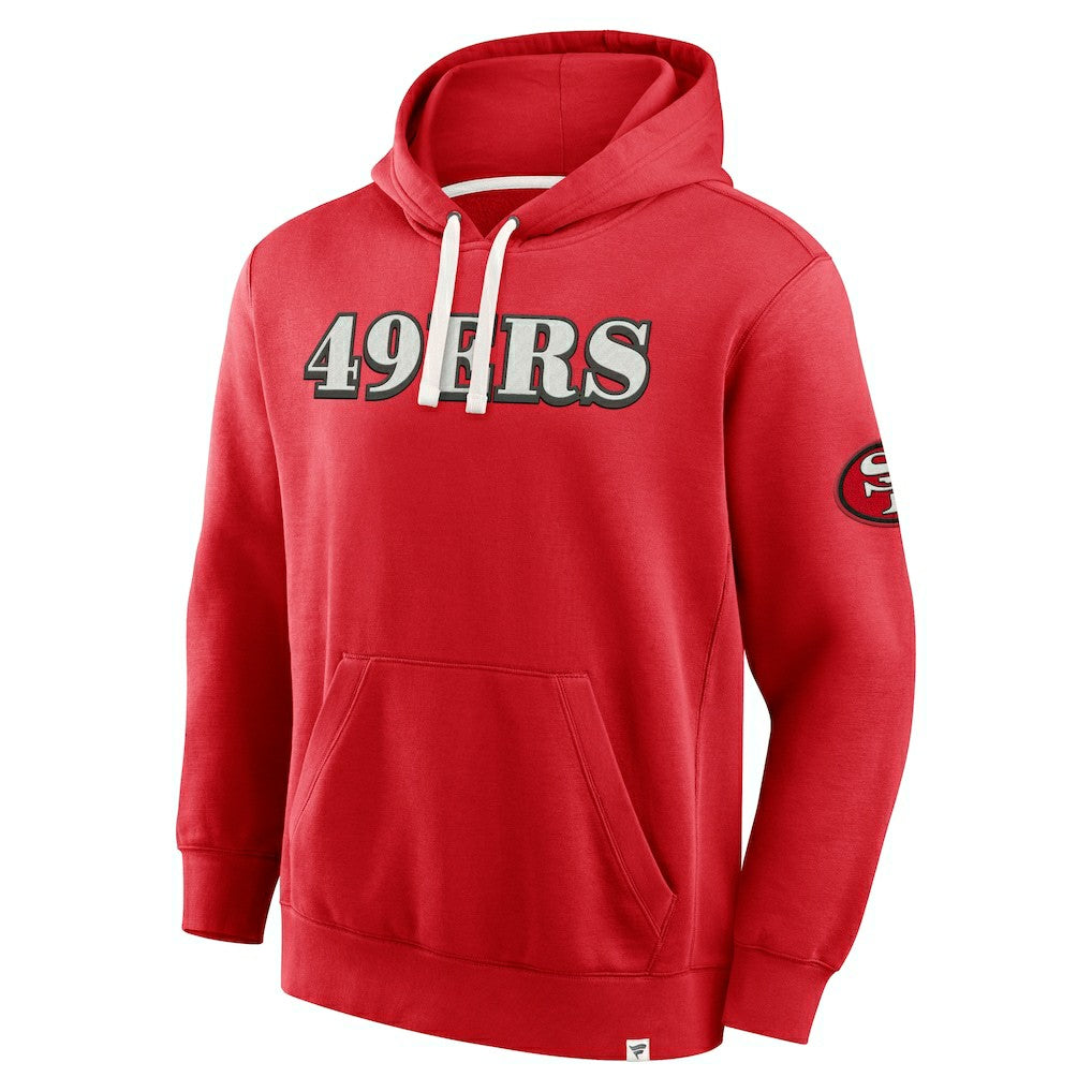 San Francisco 49ers New Horizons Heritage Pullover Hoodie - Scarlet - Fanatics