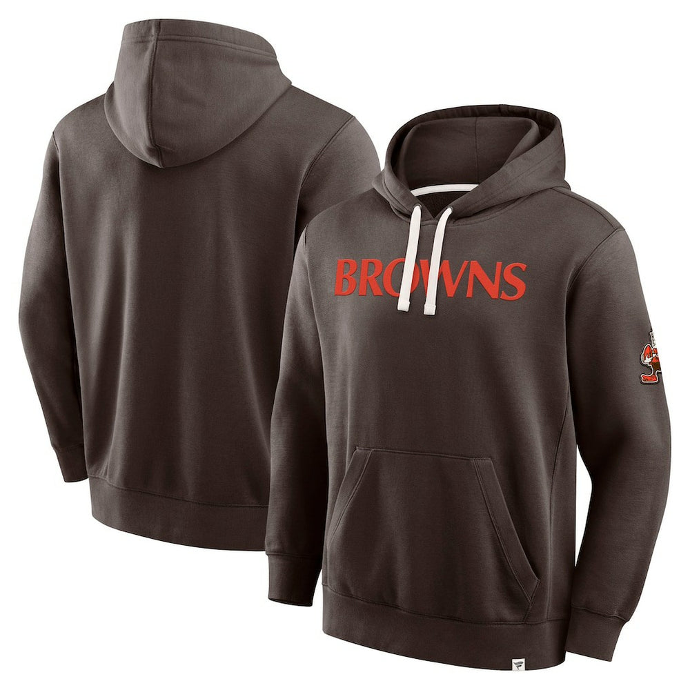 Cleveland Browns New Horizons Heritage Pullover Hoodie - Brown - Fanatics
