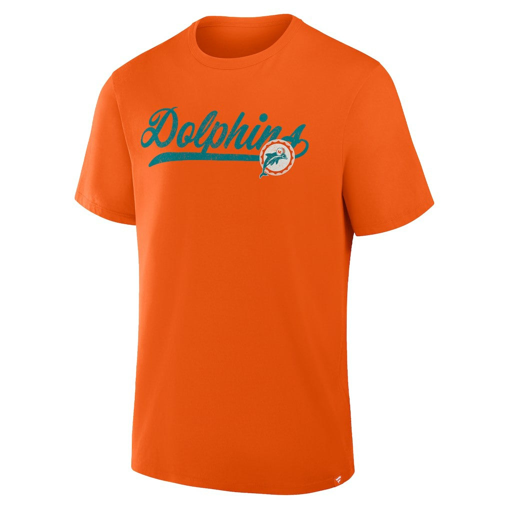 Miami Dolphins Fluid Motion Legacy T-Shirt - Orange - Fanatics