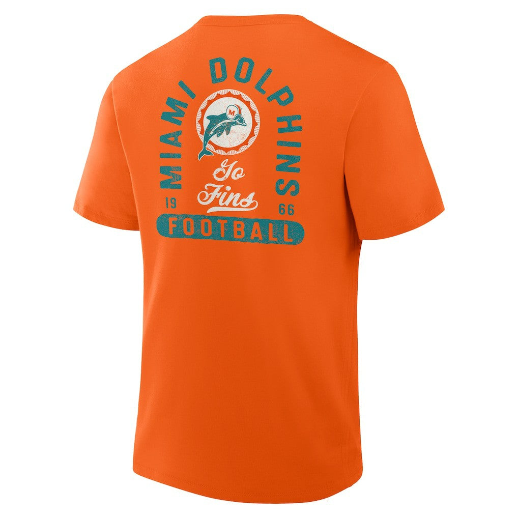 Miami Dolphins Fluid Motion Legacy T-Shirt - Orange - Fanatics