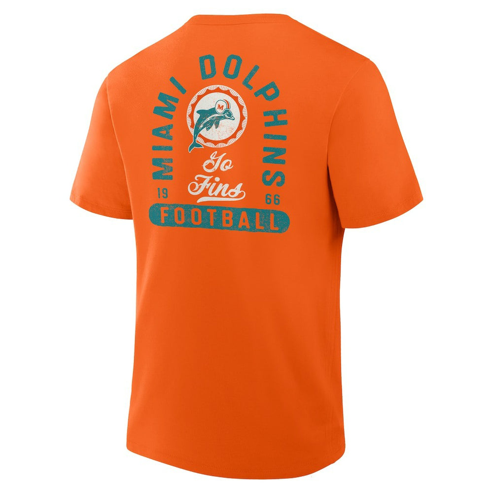 Miami Dolphins Fluid Motion Legacy T-Shirt - Orange - Fanatics