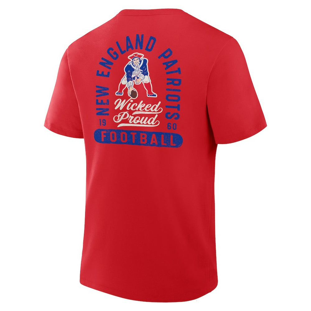 New England Patriots Fluid Motion Legacy T-Shirt - Red - Fanatics