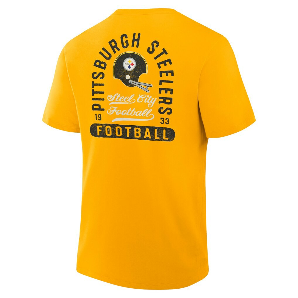 Pittsburgh Steelers Fluid Motion Legacy T-Shirt - Gold - Fanatics