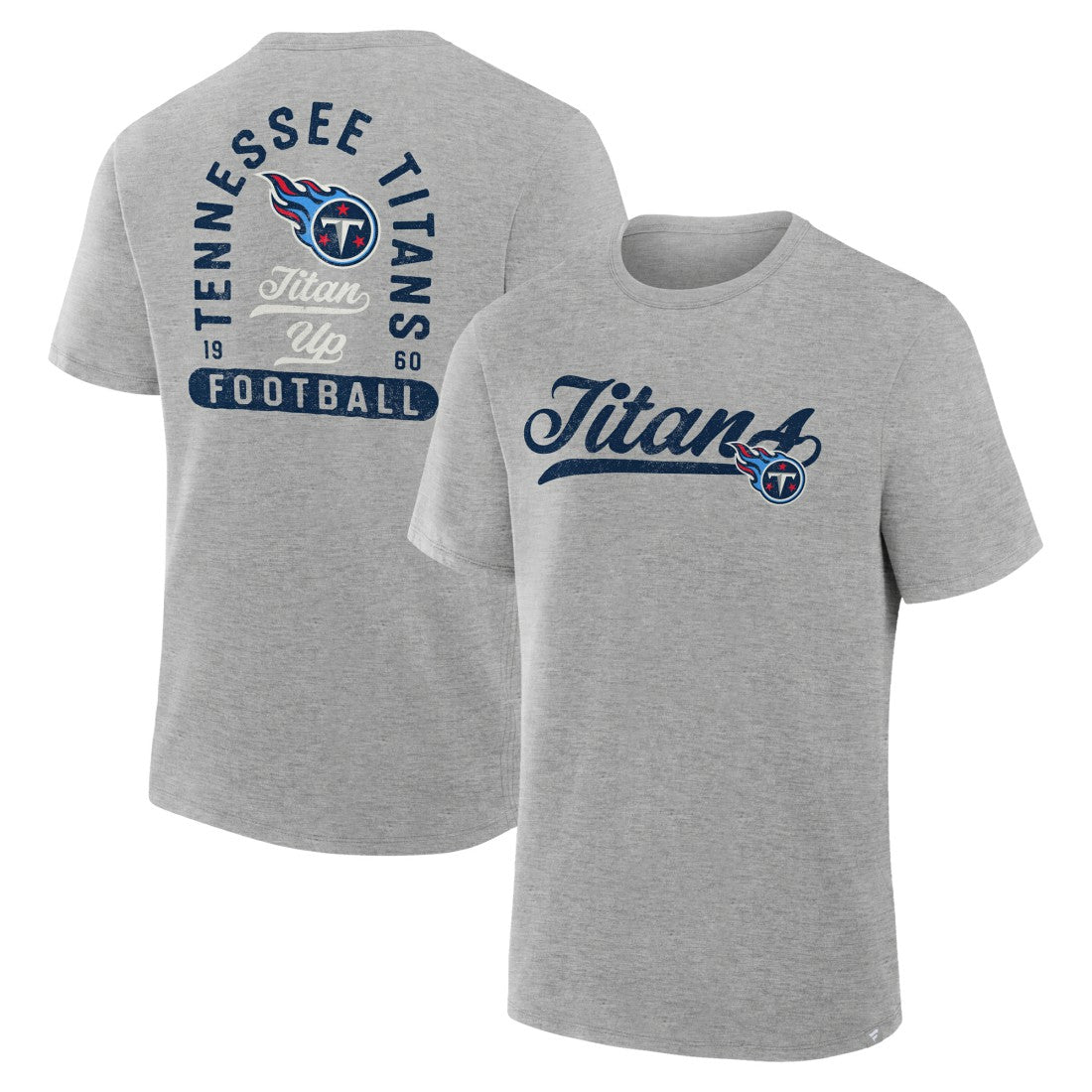 Tennessee Titans Fluid Motion Legacy T-Shirt - Heather Gray - Fanatics