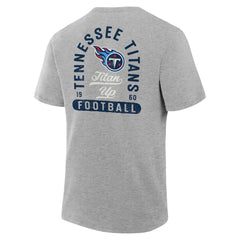 Tennessee Titans Fluid Motion Legacy T-Shirt - Heather Gray - Fanatics
