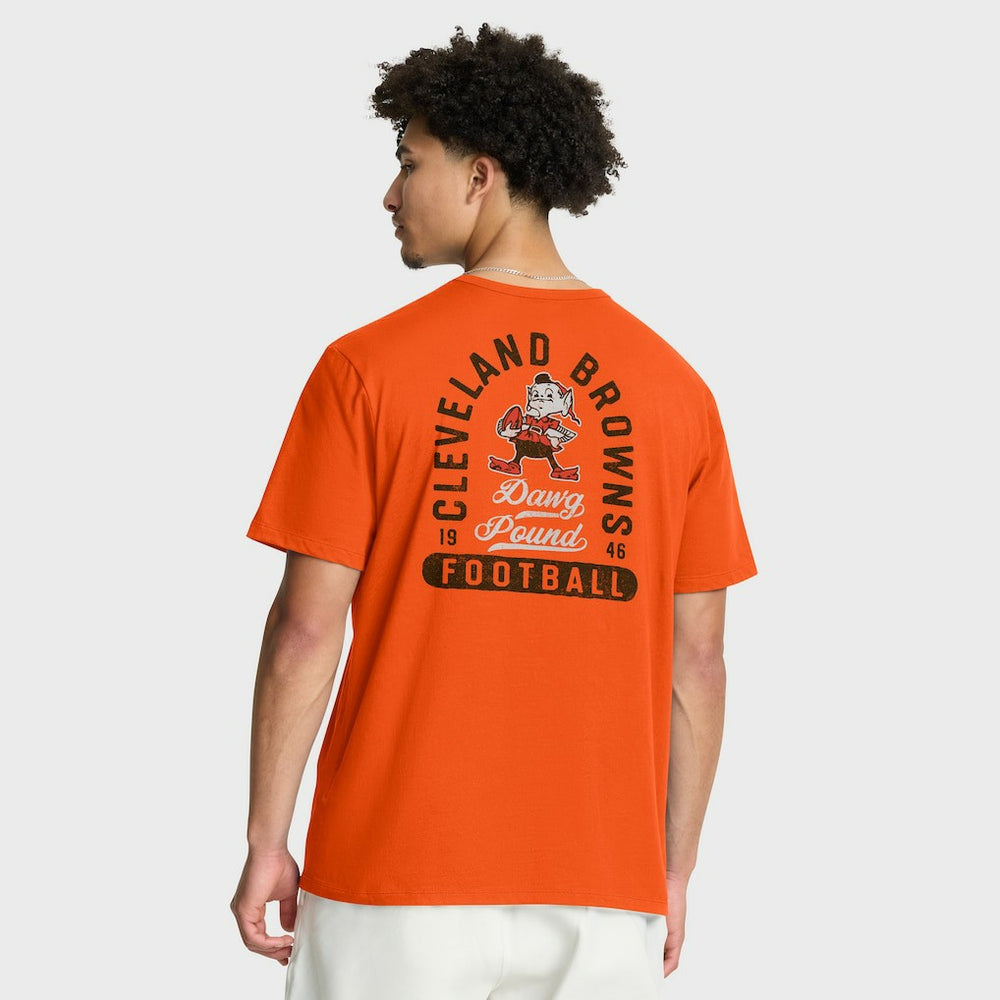 Cleveland Browns Fluid Motion Legacy T-Shirt - Orange - Fanatics