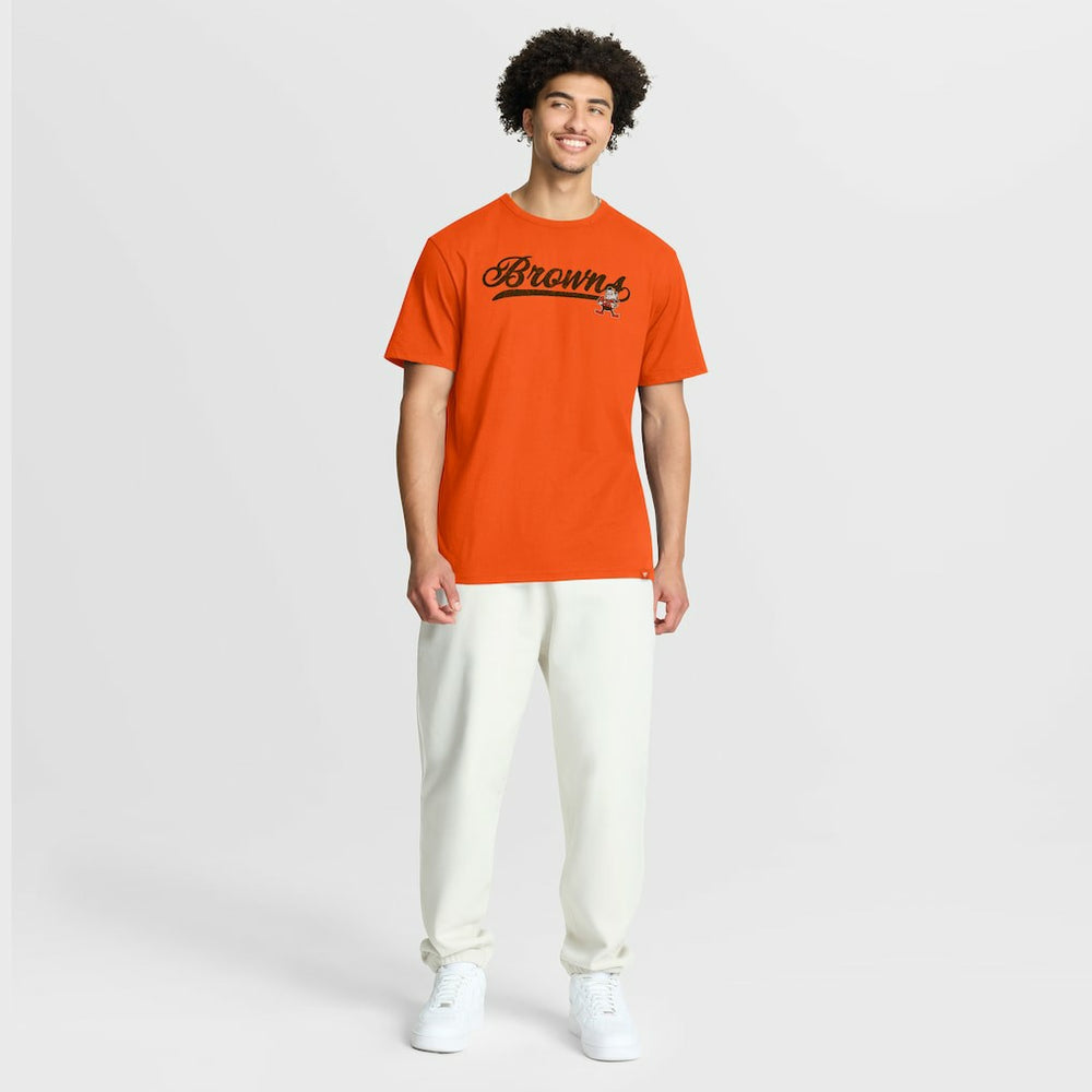 Cleveland Browns Fluid Motion Legacy T-Shirt - Orange - Fanatics
