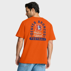 Denver Broncos Fluid Motion Legacy T-Shirt - Orange - Fanatics
