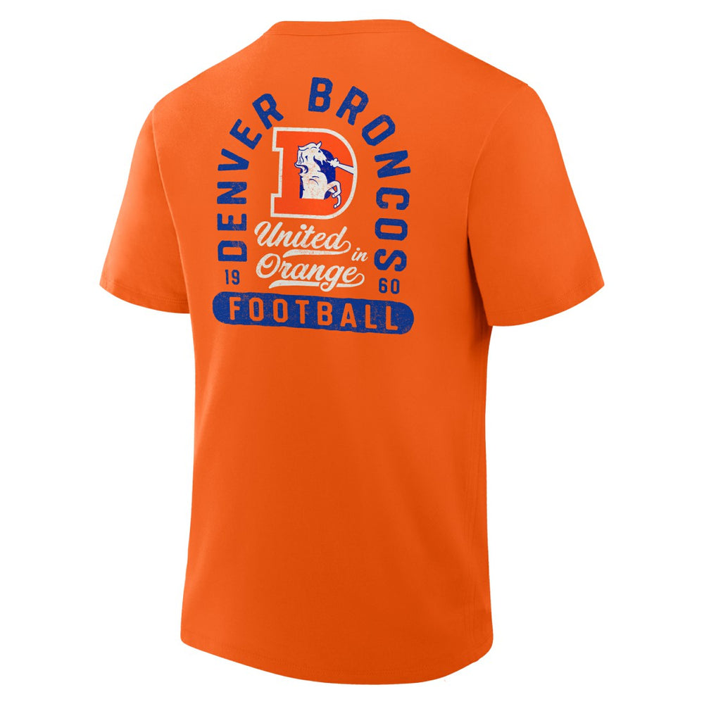 Denver Broncos Fluid Motion Legacy T-Shirt - Orange - Fanatics