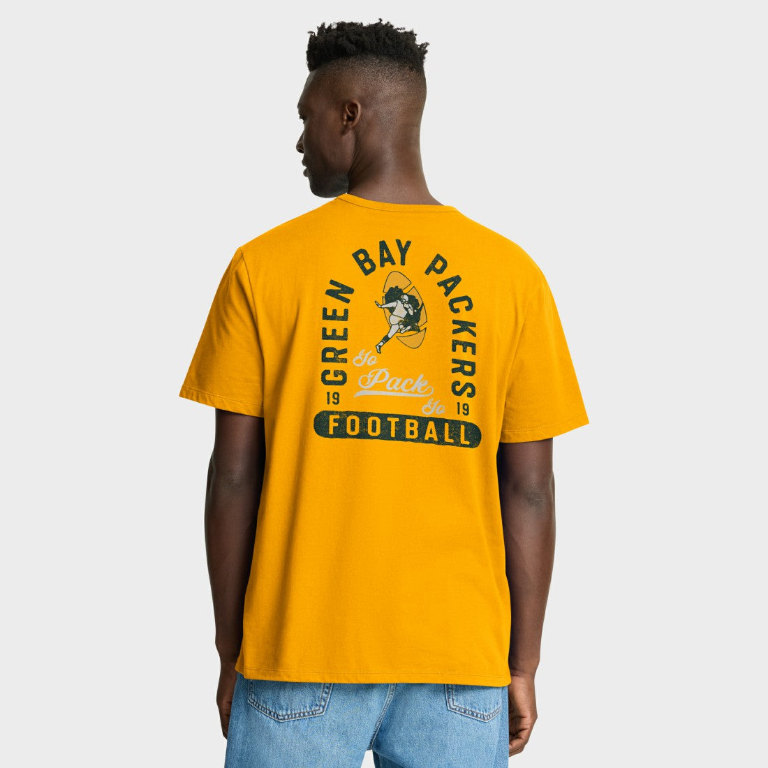 Green Bay Packers Fluid Motion Legacy T-Shirt - Gold - Fanatics