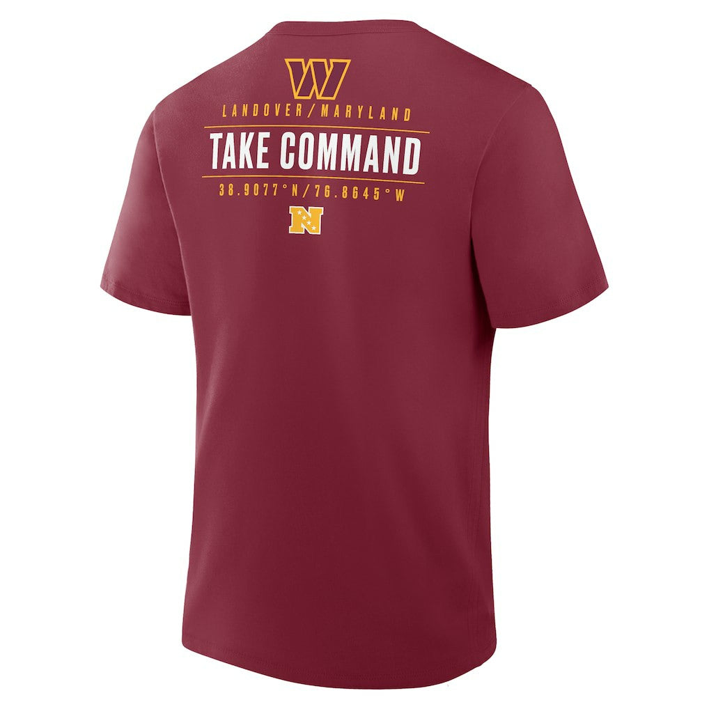 Washington Commanders Passing Pocket Legacy T-Shirt - Burgundy - Fanatics
