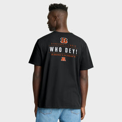 Cincinnati Bengals Passing Pocket Legacy T-Shirt - Black - Fanatics