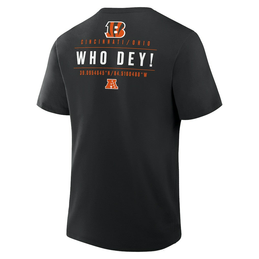 Cincinnati Bengals Passing Pocket Legacy T-Shirt - Black - Fanatics