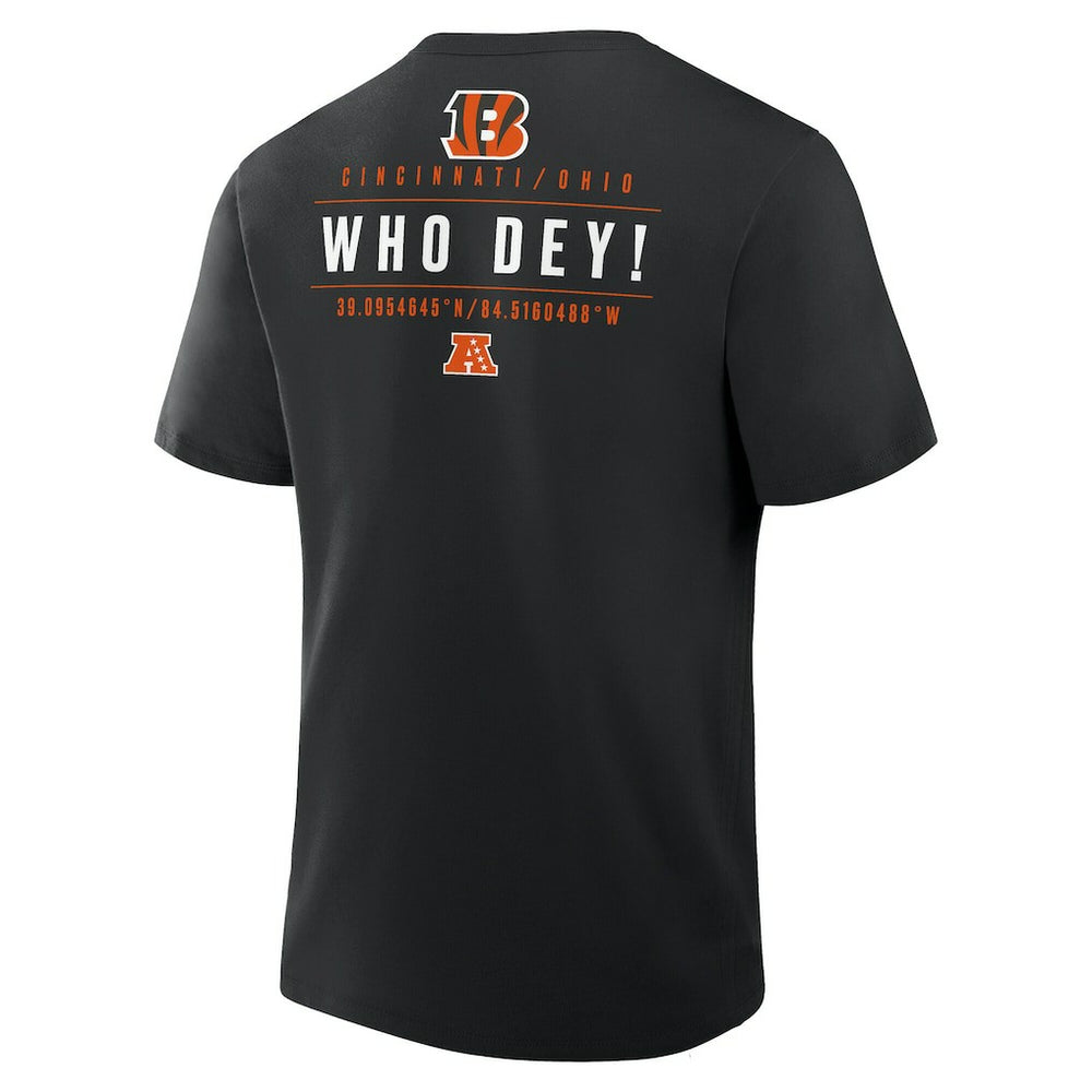 Cincinnati Bengals Passing Pocket Legacy T-Shirt - Black - Fanatics