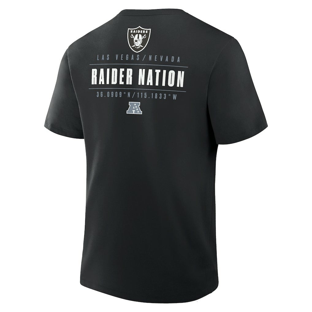 Las Vegas Raiders Passing Pocket Legacy T-Shirt - Black - Fanatics