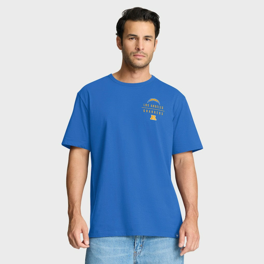 Los Angeles Chargers Passing Pocket Legacy T-Shirt - Powder Blue - Fanatics