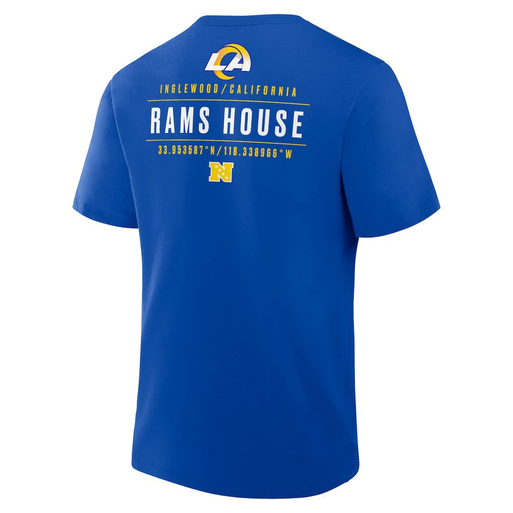 Los Angeles Rams Passing Pocket Legacy T-Shirt - Royal - Fanatics