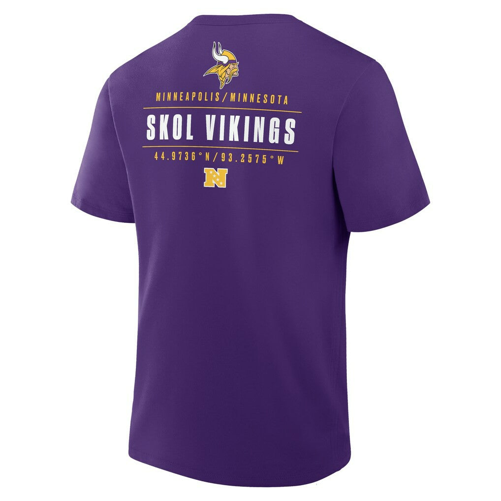 Minnesota Vikings Passing Pocket Legacy T-Shirt - Purple - Fanatics
