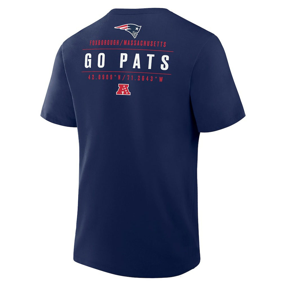 New England Patriots Passing Pocket Legacy T-Shirt - Navy - Fanatics