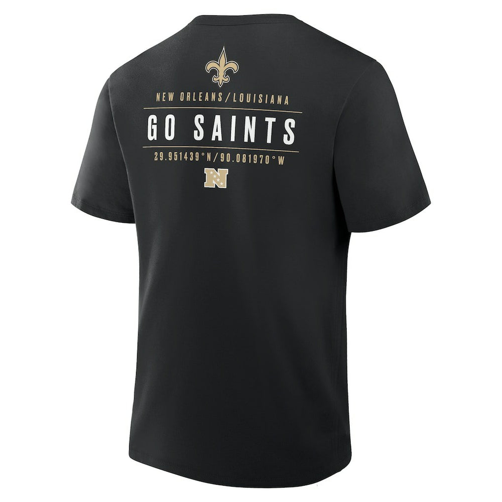 New Orleans Saints Passing Pocket Legacy T-Shirt - Black - Fanatics