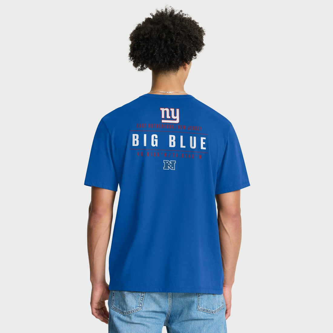 New York Giants Passing Pocket Legacy T-Shirt - Royal - Fanatics
