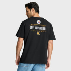 Pittsburgh Steelers Passing Pocket Legacy T-Shirt - Black - Fanatics