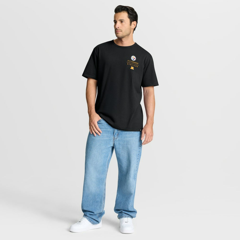 Pittsburgh Steelers Passing Pocket Legacy T-Shirt - Black - Fanatics