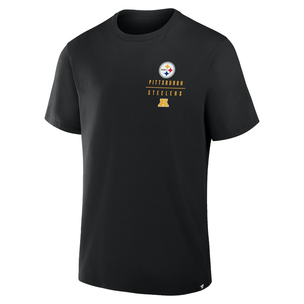 Pittsburgh Steelers Passing Pocket Legacy T-Shirt - Black - Fanatics