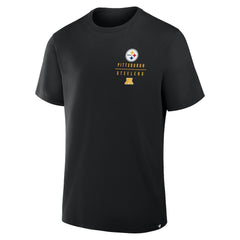 Pittsburgh Steelers Passing Pocket Legacy T-Shirt - Black - Fanatics