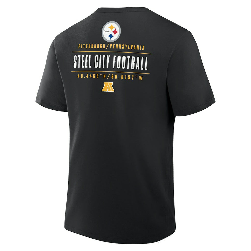 Pittsburgh Steelers Passing Pocket Legacy T-Shirt - Black - Fanatics