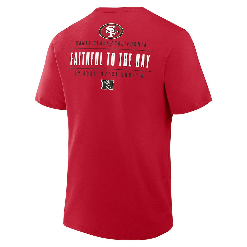 San Francisco 49ers Passing Pocket Legacy T-Shirt - Scarlet - Fanatics