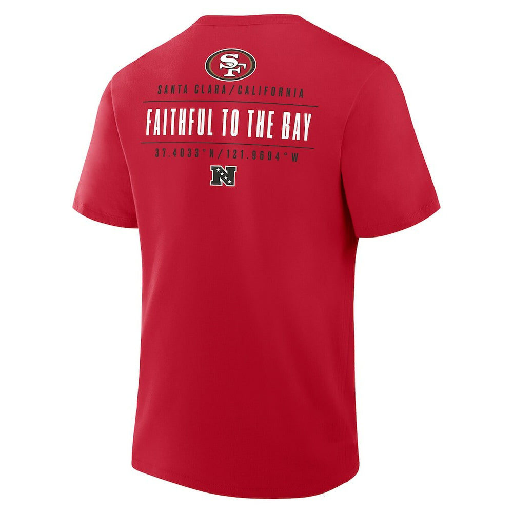 San Francisco 49ers Passing Pocket Legacy T-Shirt - Scarlet - Fanatics