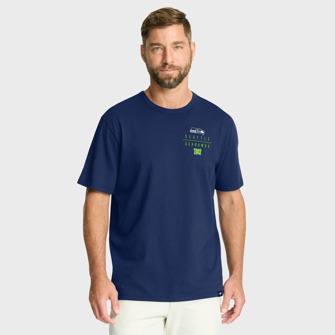 Seattle Seahawks Passing Pocket Legacy T-Shirt - College Navy - Fanatics
