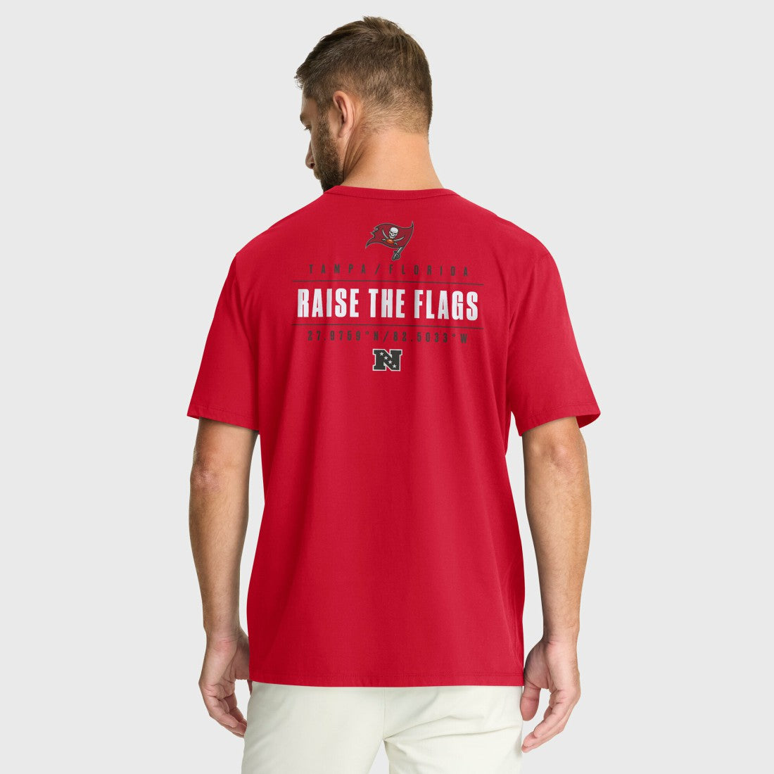 Tampa Bay Buccaneers Passing Pocket Legacy T-Shirt - Red - Fanatics