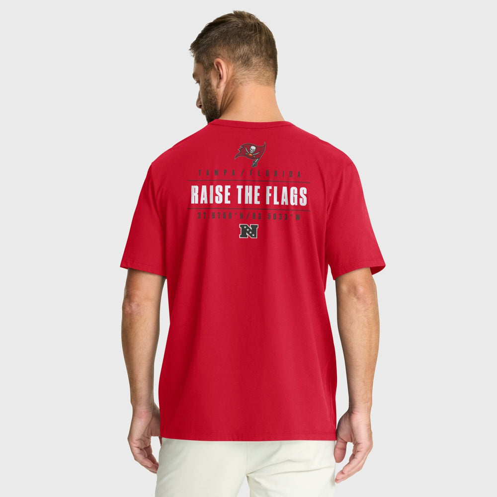 Tampa Bay Buccaneers Passing Pocket Legacy T-Shirt - Red - Fanatics