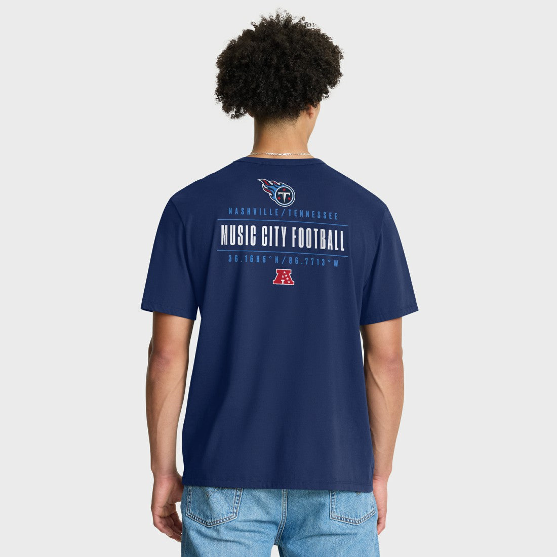 Tennessee Titans Passing Pocket Legacy T-Shirt - Navy - Fanatics