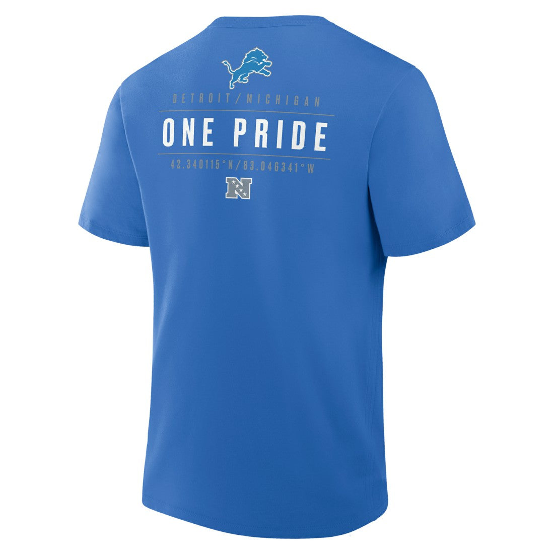 Detroit Lions Passing Pocket Legacy T-Shirt - Blue - Fanatics