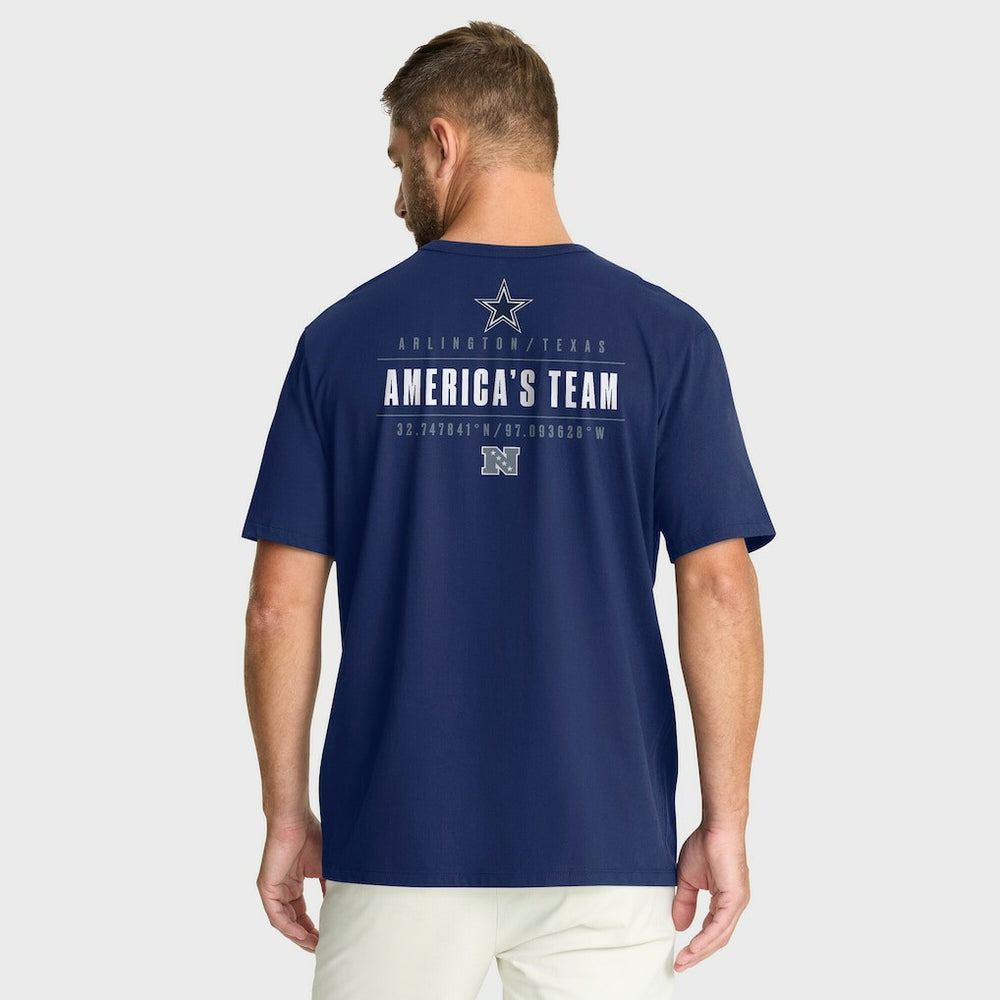 Dallas Cowboys Passing Pocket Legacy T-Shirt - Navy - Fanatics