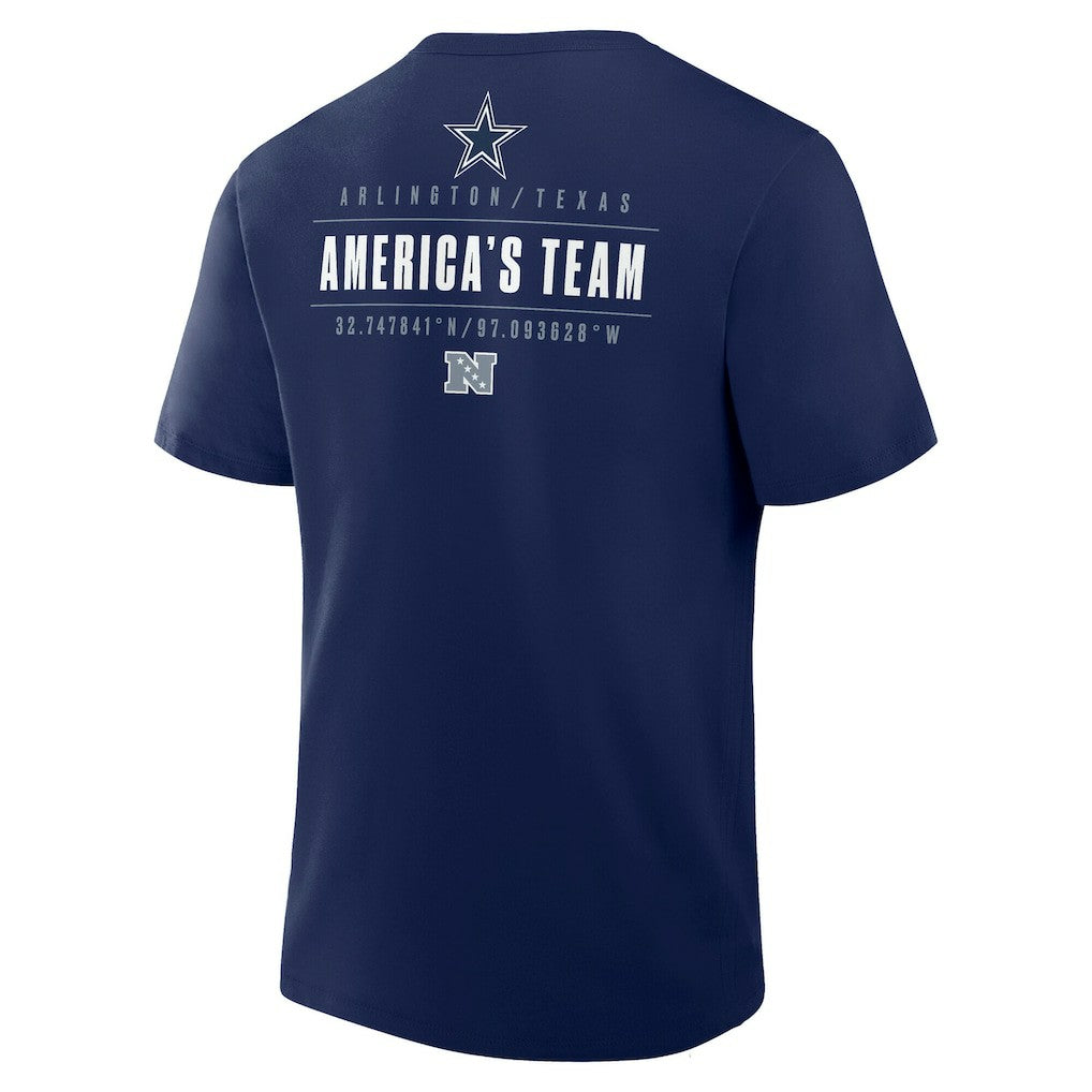 Dallas Cowboys Passing Pocket Legacy T-Shirt - Navy - Fanatics