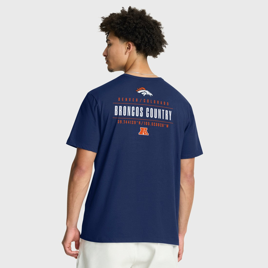 Denver Broncos Passing Pocket Legacy T-Shirt - Navy - Fanatics