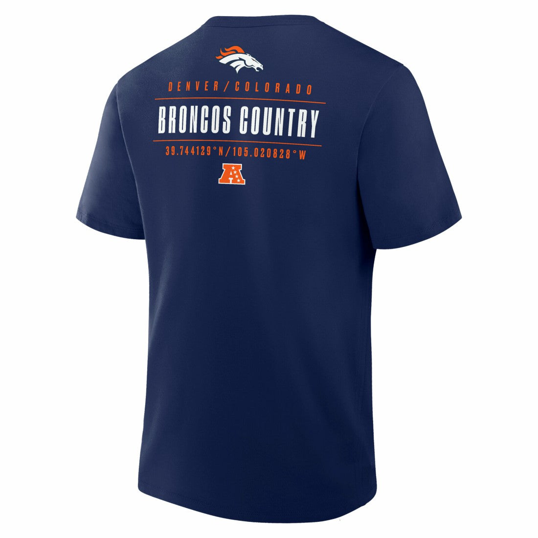 Denver Broncos Passing Pocket Legacy T-Shirt - Navy - Fanatics