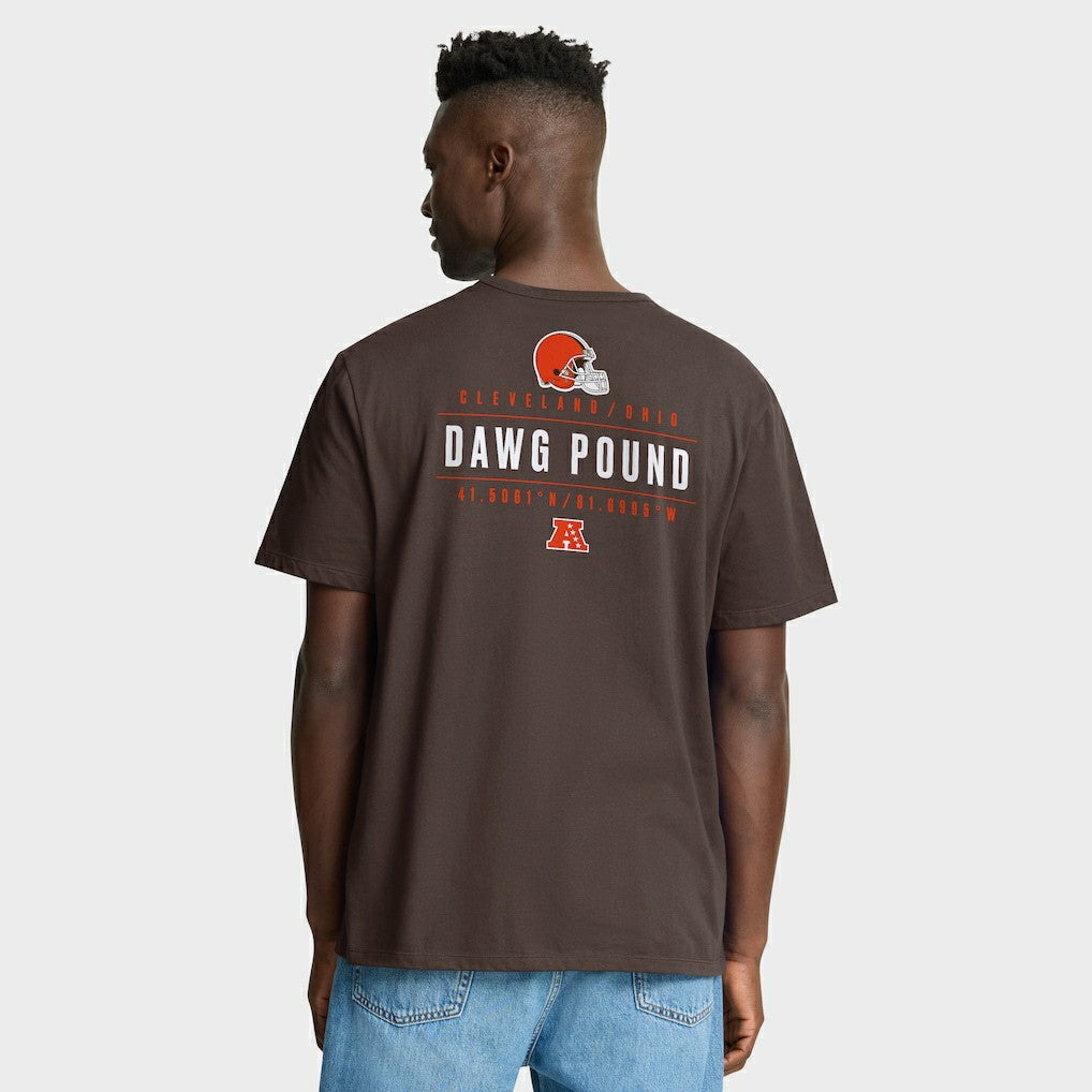 Cleveland Browns Passing Pocket Legacy T-Shirt - Brown - Fanatics