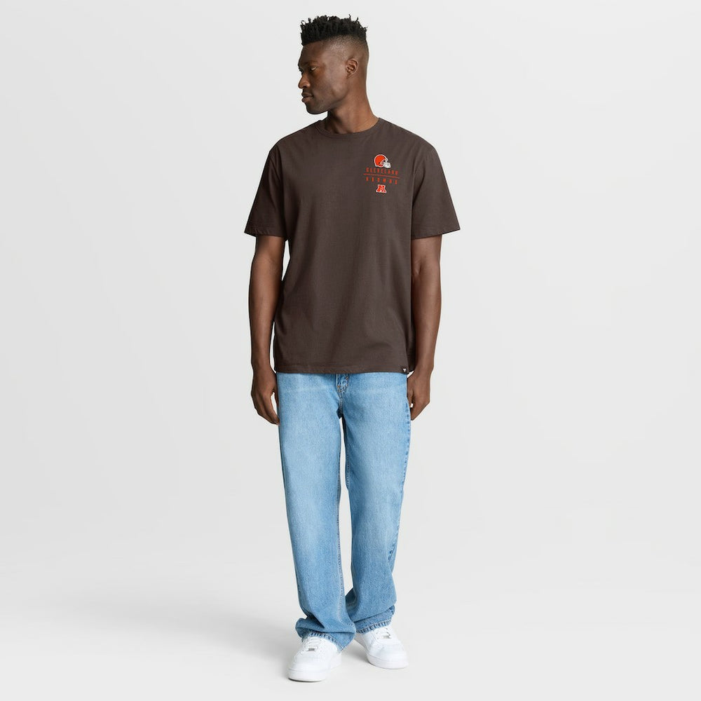 Cleveland Browns Passing Pocket Legacy T-Shirt - Brown - Fanatics