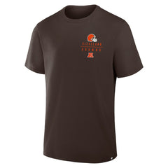 Cleveland Browns Passing Pocket Legacy T-Shirt - Brown - Fanatics