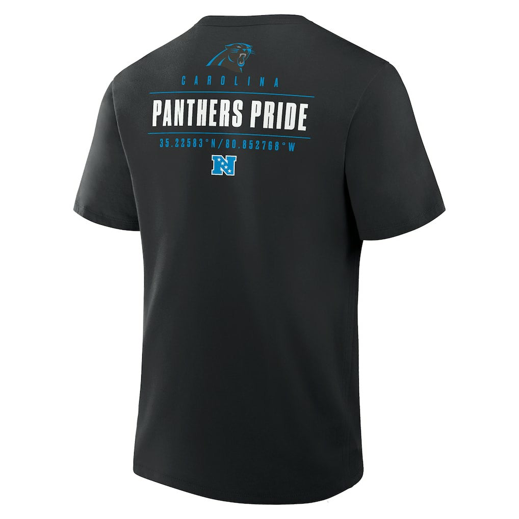 Carolina Panthers Passing Pocket Legacy T-Shirt - Black - Fanatics