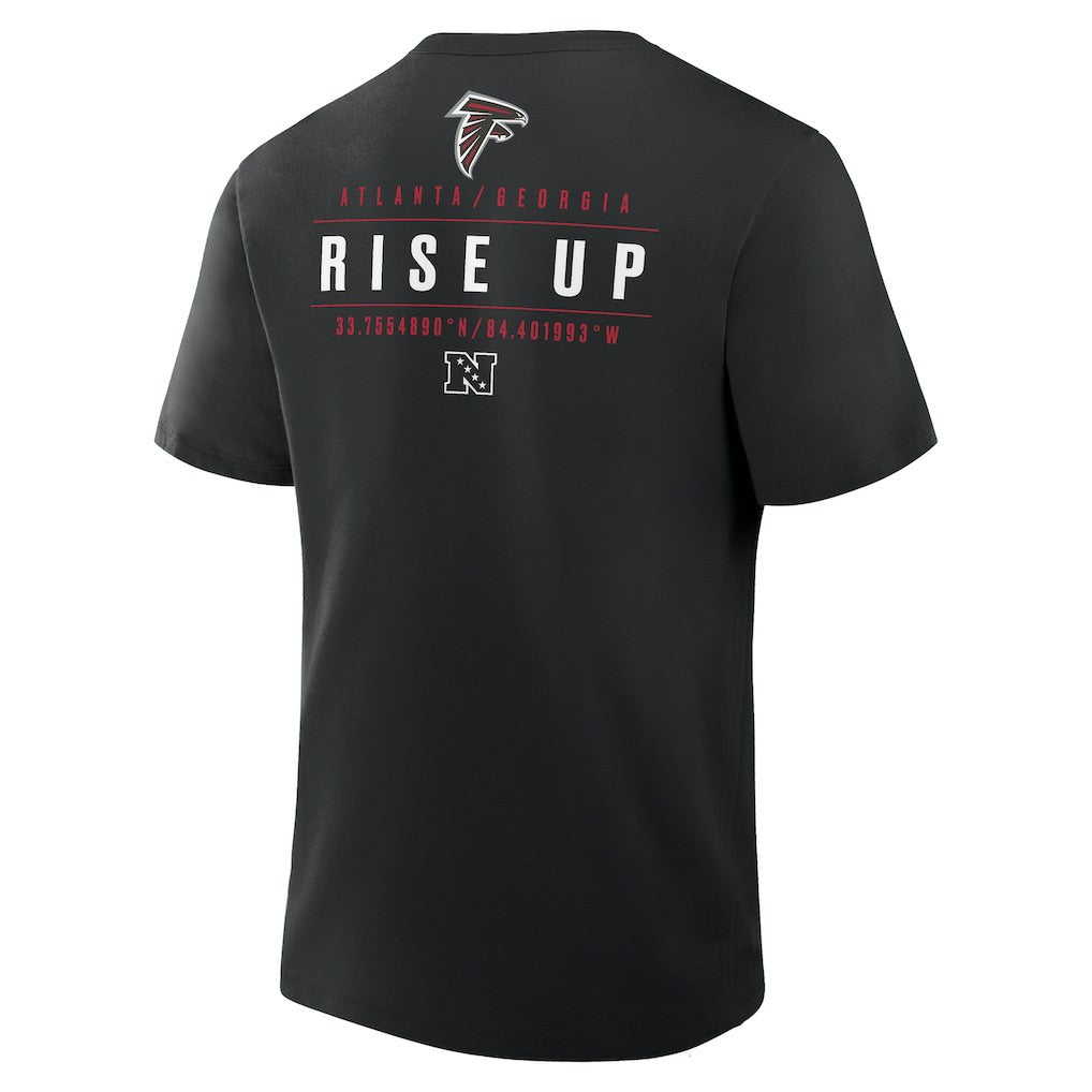 Atlanta Falcons Passing Pocket Legacy T-Shirt - Black - Fanatics